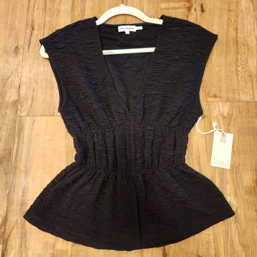 Black Sleeveless Top - Nordstrom Good American